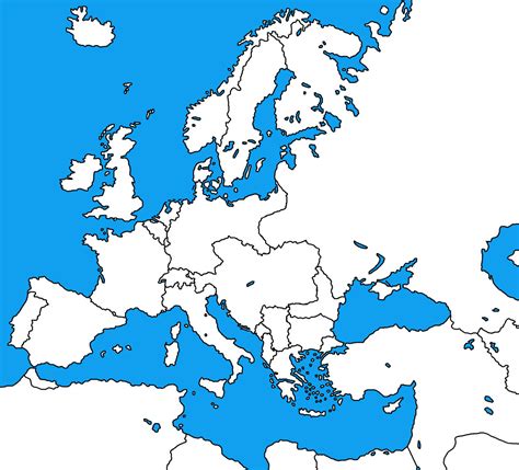 Blank Map Of Europe 1914 Blank Map Of Europe Blank Map Of Europe