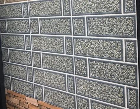 Elevation Ceramic Pabble Grissomany Exterior Wall Tiles Size 250