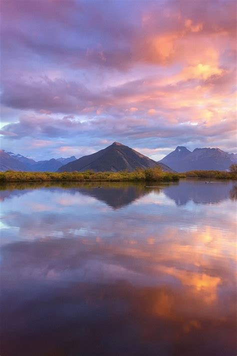 Wallpaper New Zealand South Island Wakatipu Lake Mountains Water