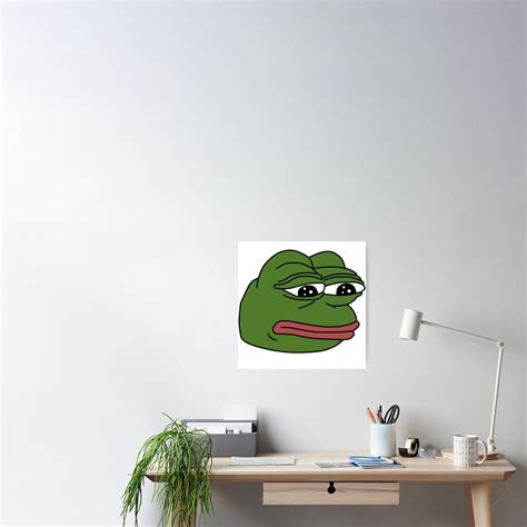 Hq Pepe Feelsbadman Poster For Sale By Gbengraff Redbubble