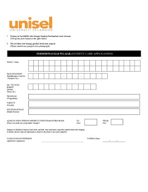 Surat Tawaran Unisel Fill Online Printable Fillable Blank PdfFiller