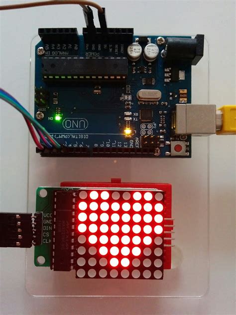 Arduino Led 8x8 Matrix Display Max7219 Riset