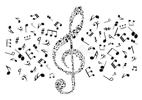 Flowing Musical Notes Stock Illustrations 1535 Flowing Musical Notes