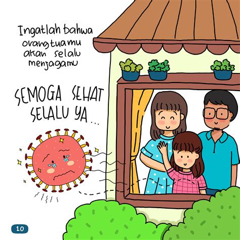 30 Gambar Kartun Virus Corona atau Covid-19 untuk Edukasi Anak-anak