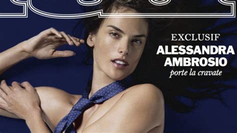 Alessandra Ambrosio Poses Completely Naked For Lui