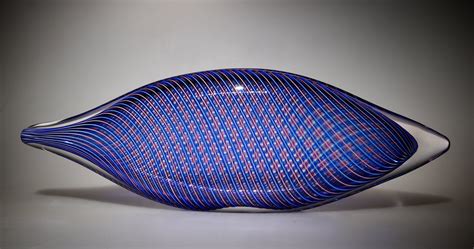 Cerulean Violet Piscine By David Patchen Art Glass Sculpture Artful Home