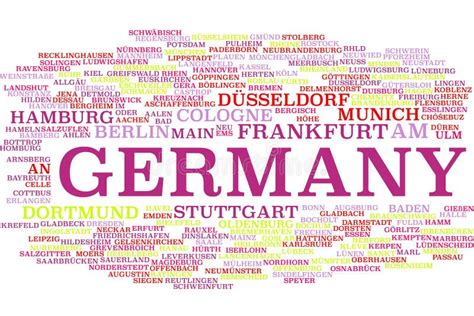 Germany Word Cloud Stock Illustration Illustration Of Cologne 140488068