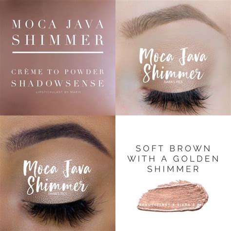 Moca Java Shimmer Shadowsense Lashsense And Eye Care I Would Love To