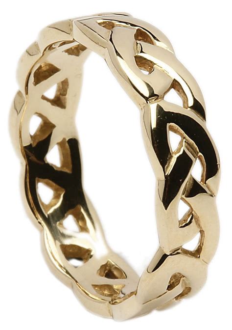 Gold Celtic Knot Wedding Ring
