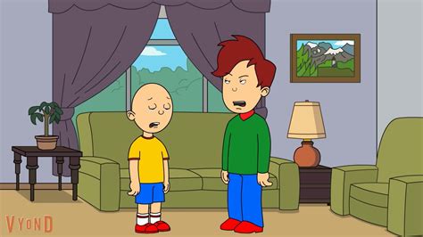Caillou Poops On His Dadpunishment Day Youtube
