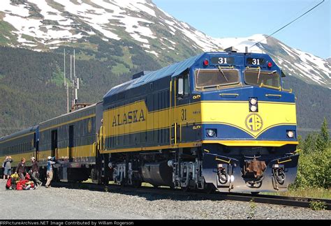 Alaska Railroad Arr Glacier Discovery Passenger Train