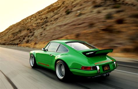 Classic Porsche 911 Targa 4 Green Wallpaper Hd Wallpaper Background Hd