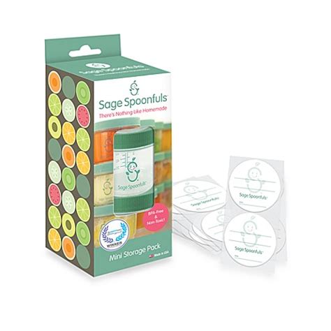 Get instant savings with 5 valid sage spoonfuls coupon codes & discounts in september 2020. Sage Spoonfuls® Mini Storage Pack - Bed Bath & Beyond