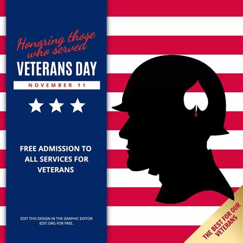 Customizable Veterans Day Flyer Templates