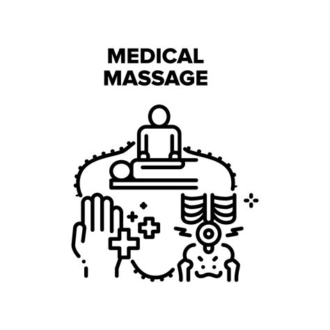 Medical Massage Vector Concept Color Illustration 19470000 Vector Art At Vecteezy