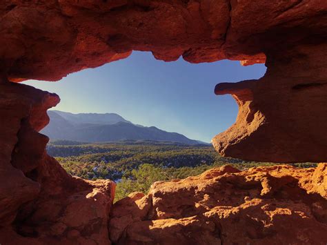 A Window to the Rockies. Garden of the Gods Park, located in Colorado