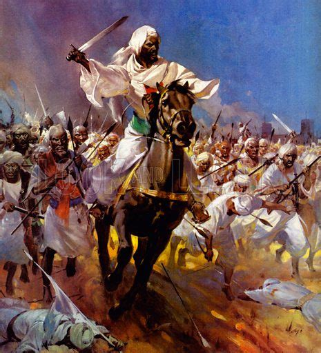 The Fight For Khartoum Muhammad Ahmad Stock Image Look And Learn