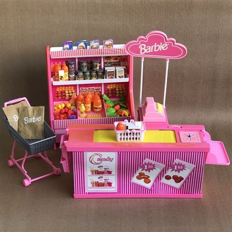1992 Barbie Supermarket 7573 Grocery Playset By Mattel Replacement Sign