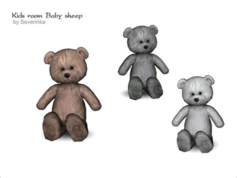 Severinkas Small Toy Teddy Bear Teddy Bear Sims 4 Toddler Sims 4