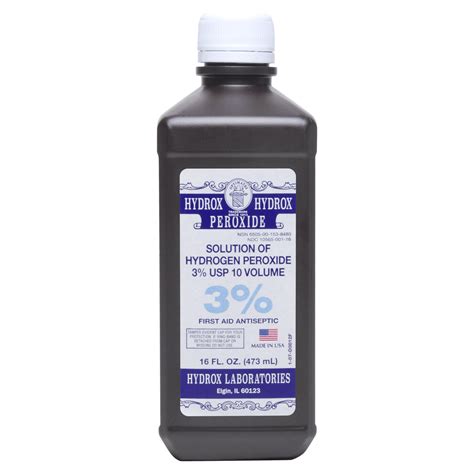 Hydrogen Peroxide Solution 16 Oz Mfasco Health And Safety