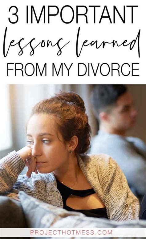 3 Important Lessons I Learned From My Divorce Divorce Advice Woman
