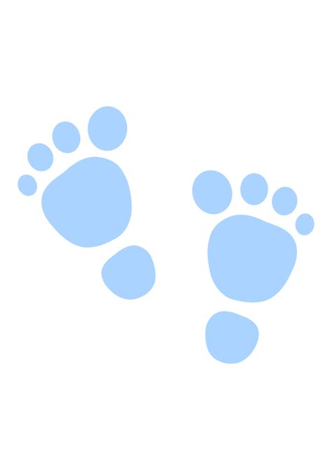 Baby Footprints Outline Laptop Cup Decal Svg Digital Download
