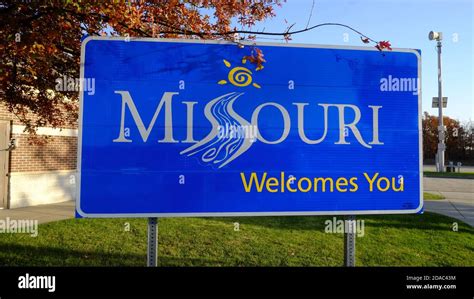 Sign Welcome To Missouri Hi Res Stock Photography And Images Alamy