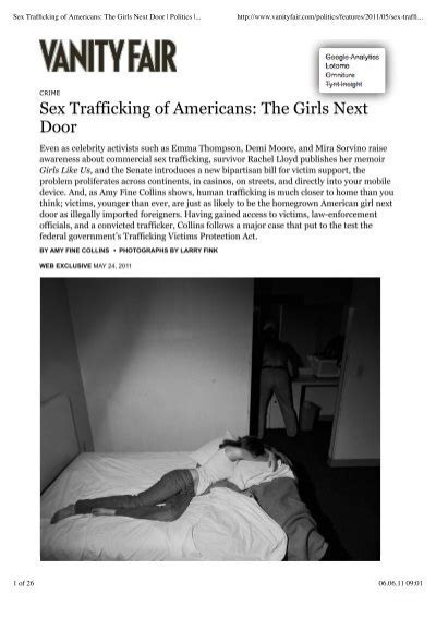 Sex Trafficking Of Americans The Girls Next Door Hans Hafner