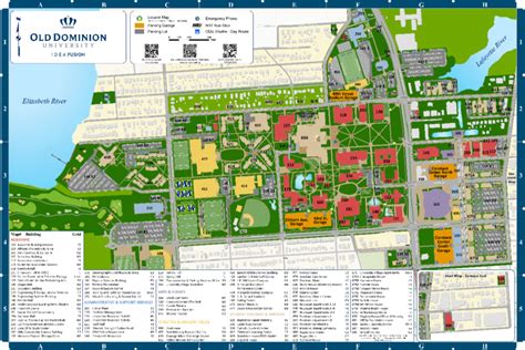 Campus Map Old Dominion University