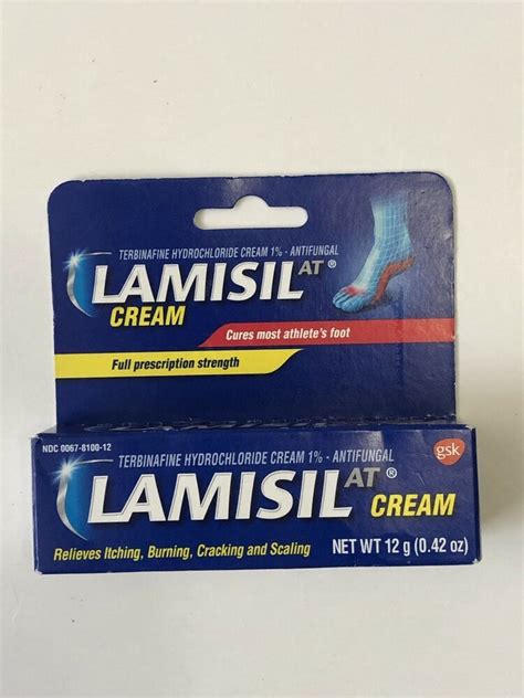 Lamisil At Full Prescription Strength Antifungal Cream For Athletes Foot 42 Oz Ebay