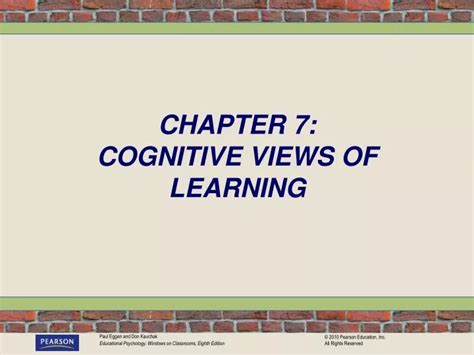 Ppt Chapter 7 Cognitive Views Of Learning Powerpoint Presentation