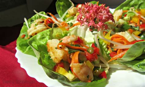 Enjoy the fresh and bold flavors of southeast asia in a bowl. Spicy Shrimp Salad with Cilantro Lime Dressing - Healthy ...