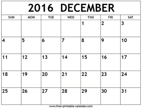 December 2016 Calendar To Print Calendar Printables September