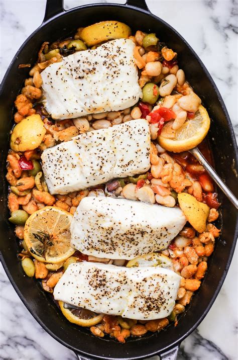 Roast Fish With White Beans And Calabrian Chiles The Defined Dish