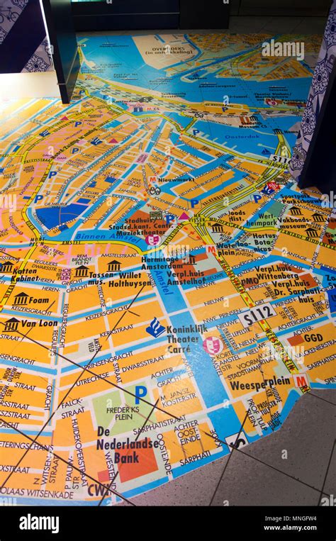Map Of Amsterdam Fotos Und Bildmaterial In Hoher Auflösung Alamy