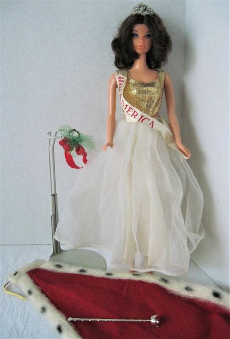 vintage 70 s mattel barbie doll miss america walk lively w steffie head taiwan 3852011167