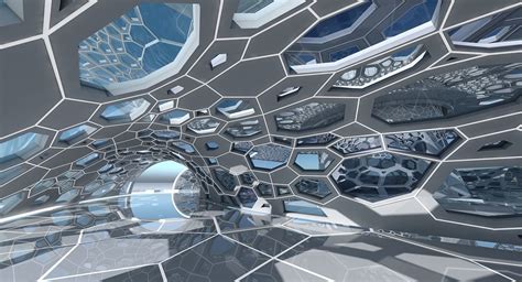 Futuristic Architectural Dome Interior 2 3d Model Cgtrader