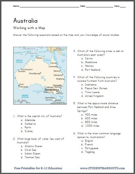 Included in each set of printable learning aids is a labeled version of a map that will help students with memorization, plus there's also a format with a blank map and answer sheet that's great for quizzes or homework. Printable Geography Worksheets That are Impertinent | Ruby ...