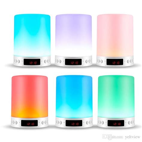 2021 S66 Portable Bluetooth Speaker Night Light Wireless Stereo Touch