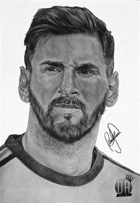 Danilo Lima Artes Desenho Realista Do Lionel Messi