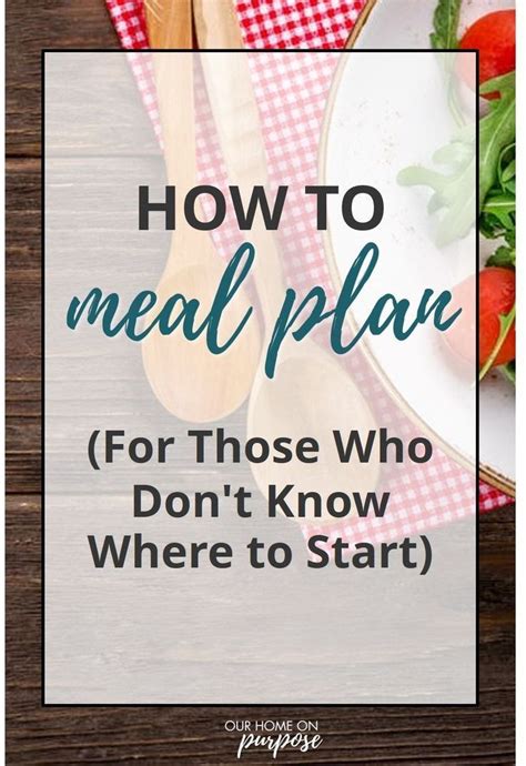 7 Essential Strategies To Get Better At Meal Planning Templates