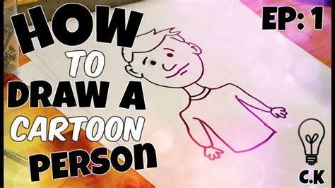 It is like we do not see bones and muscles on every person but they are there. How To Draw A Simple Cartoon Person! - YouTube