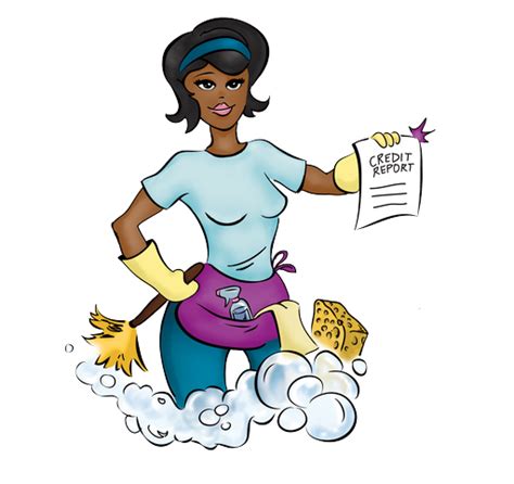 Helpful Girl Clipart Cleaning