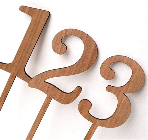 Wedding Table Number Wooden Table Numbers Rustic Table Etsy