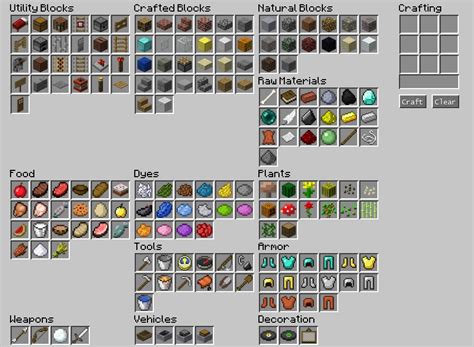 Minecraft Mod Things Crafting Recipes