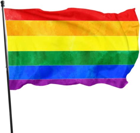 yagqiny banderas multicolores en colores de decoración de arco iris bandera de impresión bandera
