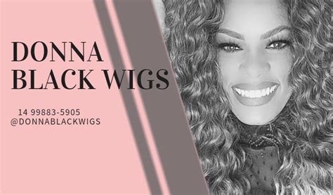 Donna Black Wigs