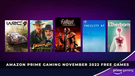 Amazon Prime Gaming November 2022 Free Games Keengamer