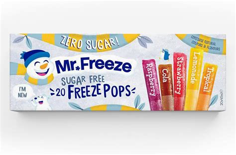 Mr Freeze Ice Pops Assorted Flavour Ice Lollies Sugar Free And Vegan