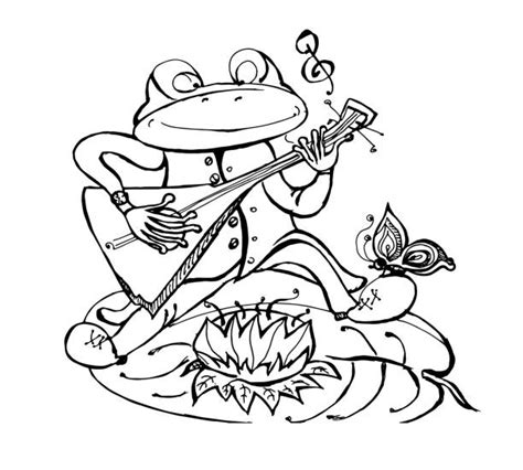 50 Frog Singing With Guitar Illustrations Royalty Free Vector